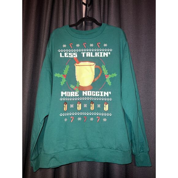 Ugly Christmas Sweater Xmas Sweatshirt Crewneck Size XL - Picture 1 of 3
